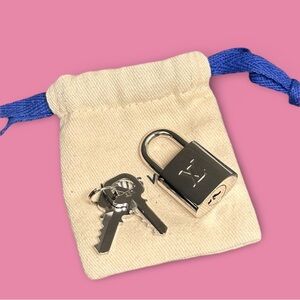 Louis Vuitton Silver Lock and Keys #431