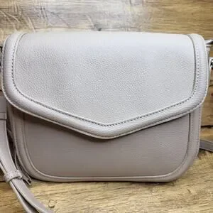 Lulu's Tan Gold Vegan Cross Body Purse Sz 10 X 8 In