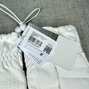 Lululemon Wunder Puff Down Mittens White Unisex Large XL NWT