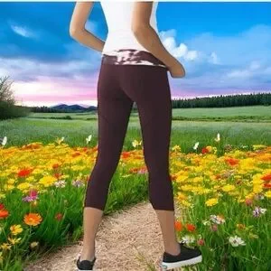 Lululemon Wunder Under Crop Shine On Bordeaux Drama Pigment Wind Berry Rumble 6