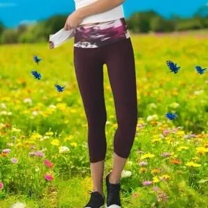 Lululemon Wunder Under Crop Shine On Bordeaux Drama Pigment Wind Berry Rumble 6