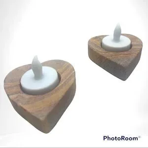 Luminessence Heart Tealight Candle Holders