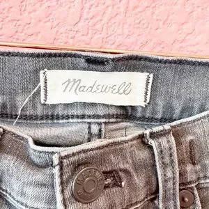 Madewell 9" Mid-Rise Skinny Jeans In Black Sea 25