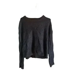 Madewell Charley Pullover Black Sweater