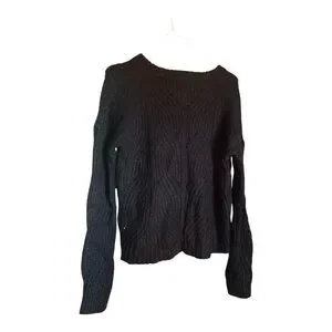 Madewell Charley Pullover Black Sweater