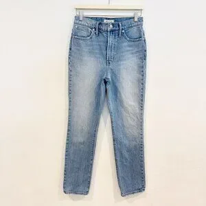 Madewell Denim The Perfect Vintage Full Length Jeans Stretch High Rise Casual 28