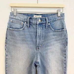 Madewell Denim The Perfect Vintage Full Length Jeans Stretch High Rise Casual 28