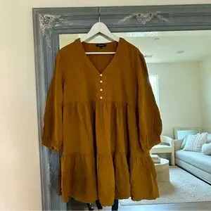 Madewell Lightspun Colette Cotton Mini Dress 6