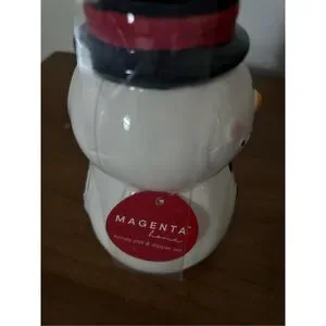 Magenta Home Snowman Honey Pot & Dipper Christmas Set
