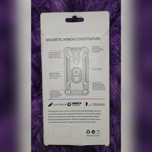 Magnetic Armor Cellphone Cover For LG Aristo