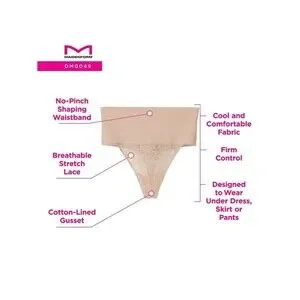 Maidenform Women's Tame Your Tummy Shaping Thong - 2X
