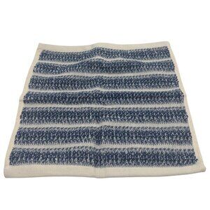 Mainstream Home Textured Washcloth Navy/Cream