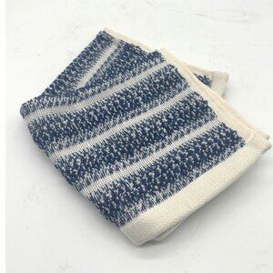 Mainstream Home Textured Washcloth Navy/Cream