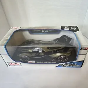 Maisto 1:18 Special Edition Lamborghini V12 Vision Gran Turismo Green New In Box