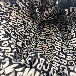 Marc Jacobs Black Quilted Nylon Diaper Tote Bag FLAWS