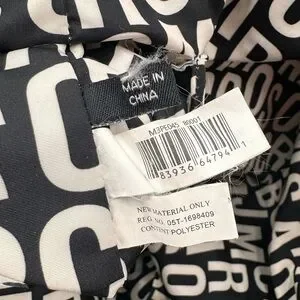 Marc Jacobs Black Quilted Nylon Diaper Tote Bag FLAWS