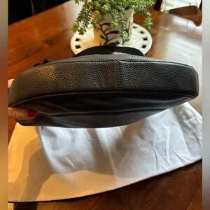 Marc Jacobs New York Black Pebbled Leather Hobo Shoulder Bag