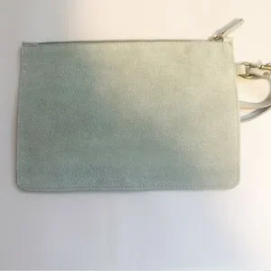 Margot New York Leather Clutch Zip Pouch