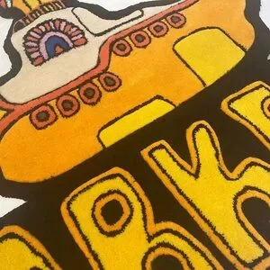 MARKET X Beatles Submarine Plush Rug In Yellow - Brand New