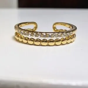 Marlyn Schiff Arielle Adjustable Double Band Ring