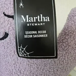 Martha Stewart Lavender Ghost Pillow Halloween Nwt