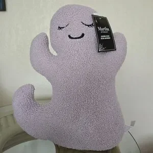 Martha Stewart lavender Ghost pillow Halloween Nwt