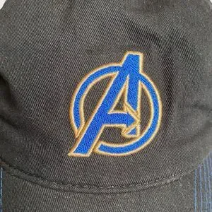 Marvel Avengers Snapback Hat Black Embroidered One Size Baseball Cap Summer