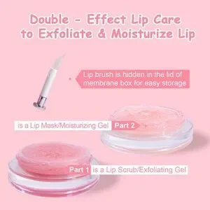 Mask & Scrup Lips 2in1 Hydrate Moisture Exfoliant Moisturizer Skincare Lip Care