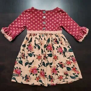 Matilda Jane Be Clever Choose Your Own Path Dress Floral Size 4