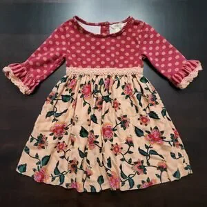 Matilda Jane Be Clever Choose Your Own Path Dress Floral Size 4