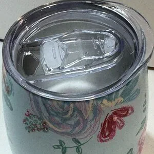 Matilda Jane Tumbler Floral Stemless Tumbler With Lid – 12 Oz NEW
