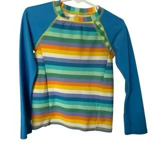 Matilda Jane Undercover Rashguard Size 4 Boys Girls Striped