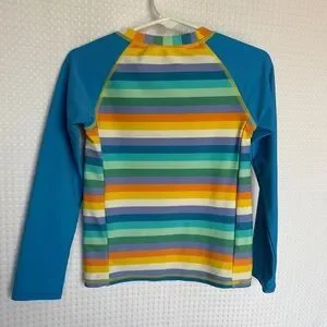 Matilda Jane Undercover Rashguard Size 4 Boys Girls Striped