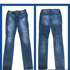 Maurice’s High Waist Super Skinny Super Stretch Ripped Distressed Jeans 2