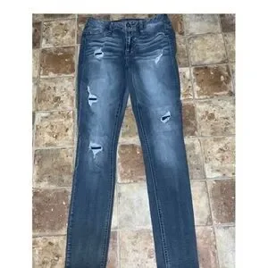 Maurice’s High Waist Super Skinny Super Stretch Ripped Distressed Jeans 2