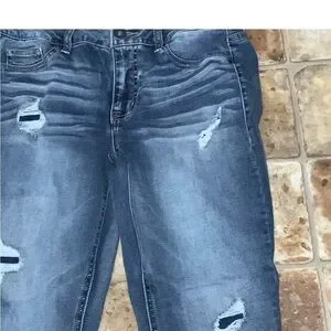 Maurice’s High Waist Super Skinny Super Stretch Ripped Distressed Jeans 2