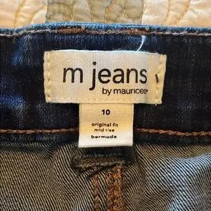 Maurices Dark Blue Jean Shorts