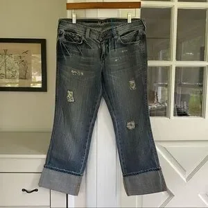 Mavi Womens Cropped Jeans