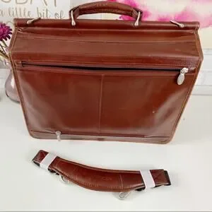 McKlein Vintage Leather Messenger/Laptop Computer Bag