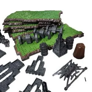 Mega Bloks Dragons Set Incomplete 211 Pieces In Metal Tin Case
