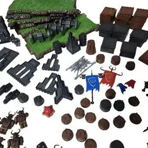 Mega Bloks Dragons Set Incomplete 211 Pieces In Metal Tin Case