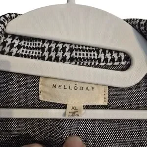Melloday Houndstooth Blazer Size XL In EUC