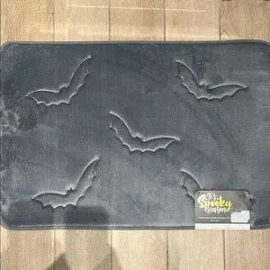 Memory Foam Halloween Bat Bath Rug