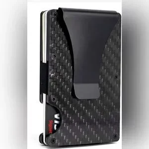 Men RFID Blocking Slim Money Clip Wallet Credit Card ID Holder Thin Minimalist