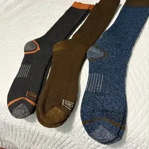 Men's and Women’s Dickies Graduated Compression Socks - Blue Brown and Gray