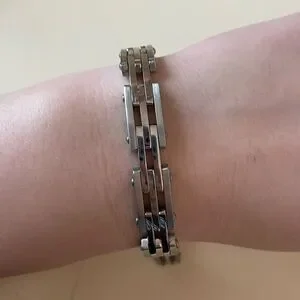 Men’s bracelet Stainless Steel 8.50” length