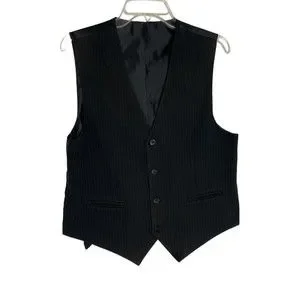 Men's Calvin Klein Black Formal Vest Size 18 Reg