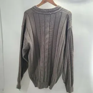 Men's Izod Club‎ Authentic Golf Sportswear Taupe Pullover Sweater Size XL
