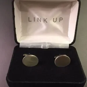 Men’s silver cufflinks