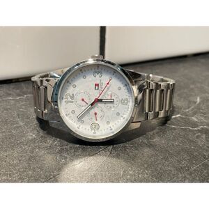 Men's Silver Tone Tommy Hilfiger Watch - New Battery